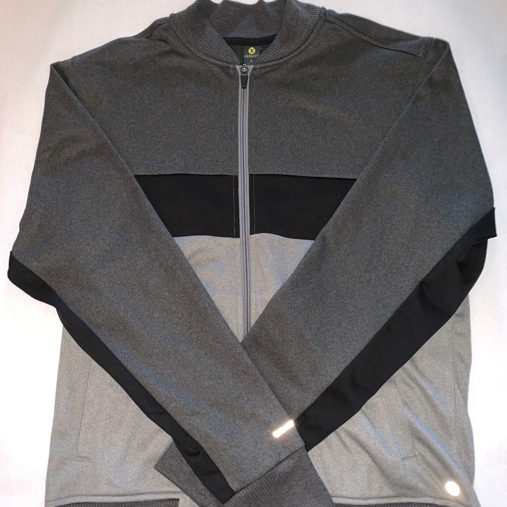 Grey and black jacket